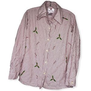 Quacker Factory Christmas Blouse‎